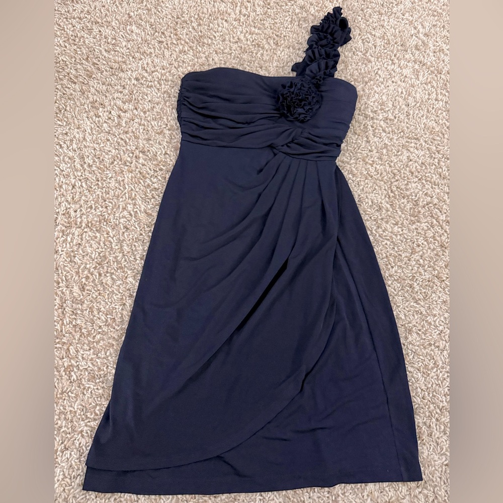 Dark blue cocktail dress